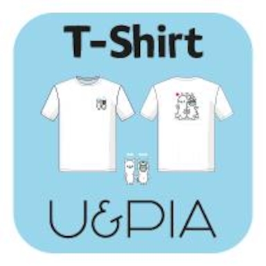 Piapaka X Chibi-Dino White T-Shirt